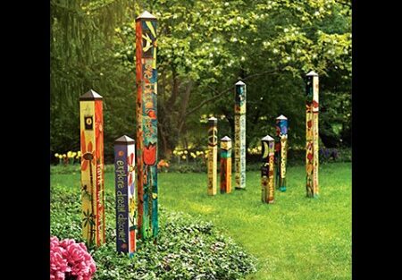 Garden Art Poles